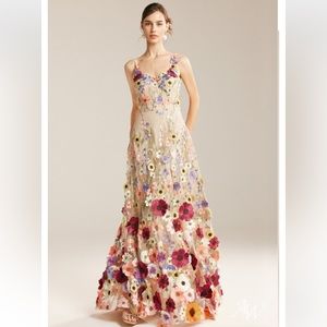 NWOT Beautiful Floral Dress from AW Bridal